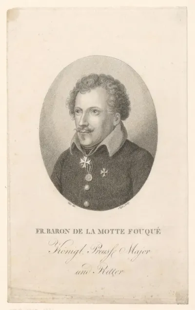 Portret van Friedrich de la Motte Fouqué