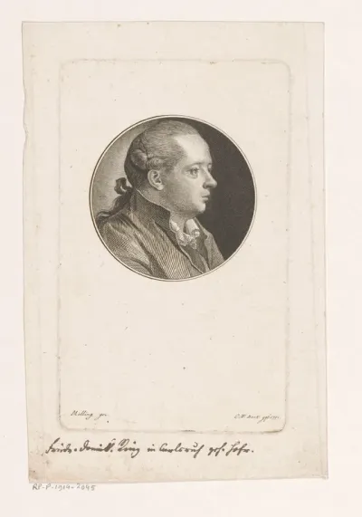 Portret van Friedrich Dominicus Ring