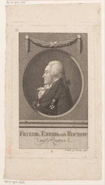 Portret van Friedrich Eberhard von Rochow