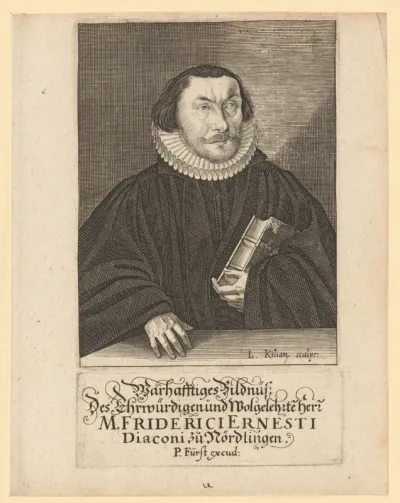 Portret van Friedrich Ernesti