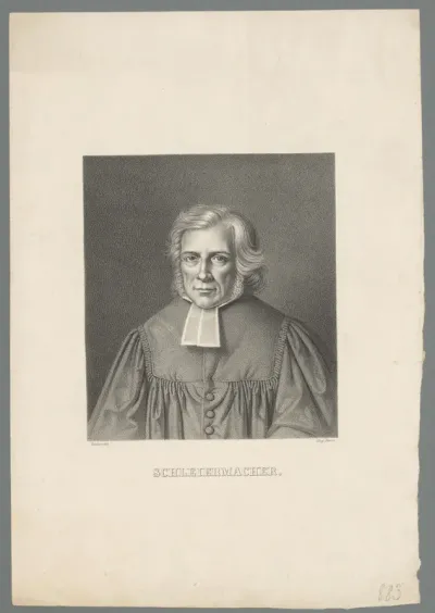 Portret van Friedrich Ernst Daniel Schleiermacher