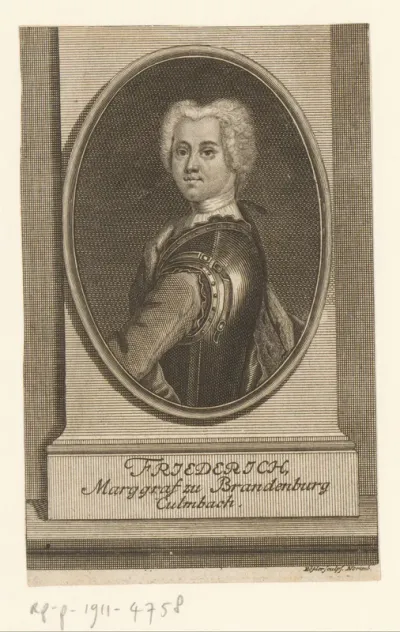 Portret van Friedrich Ernst von Brandenburg-Kulmbach