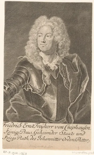 Portret van Friedrich Ernst von Knyphausen
