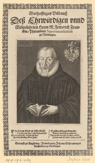 Portret van Friedrich Franck