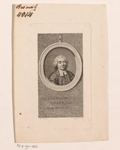 Portret van Friedrich Gabriel Resewitz