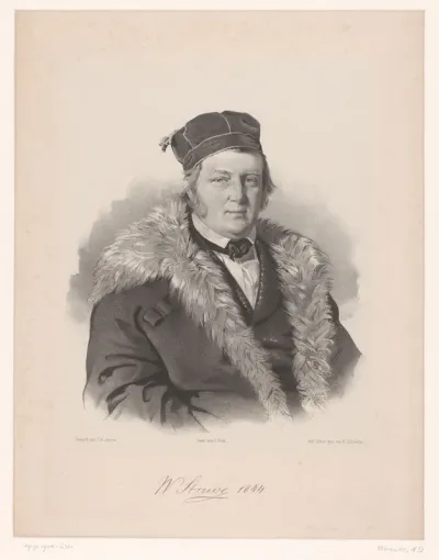Portret van Friedrich Georg Wilhelm Struve