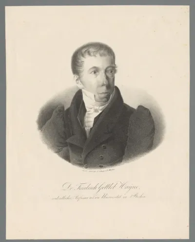 Portret van Friedrich Gottlob Hayne