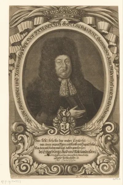 Portret van Friedrich Gottschaid