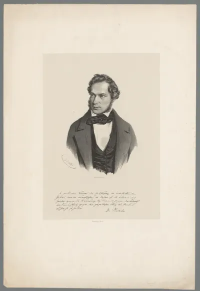 Portret van Friedrich Gustav Jakob Henle