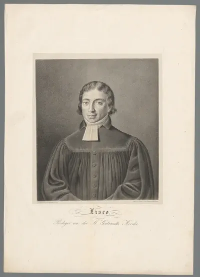 Portret van Friedrich Gustav Lisco