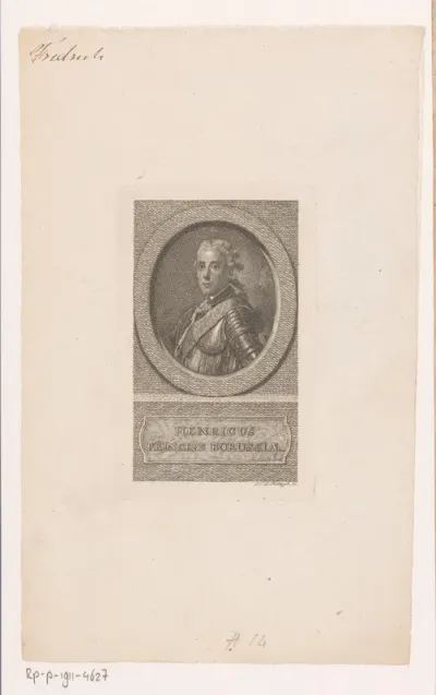 Portret van Friedrich Heinrich Ludwig van Pruisen