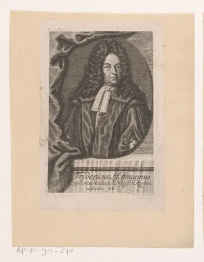 Portret van Friedrich Hoffmann op 56-jarige leeftijd