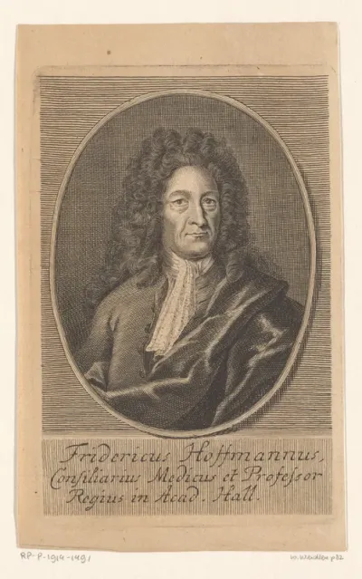 Portret van Friedrich Hoffmann