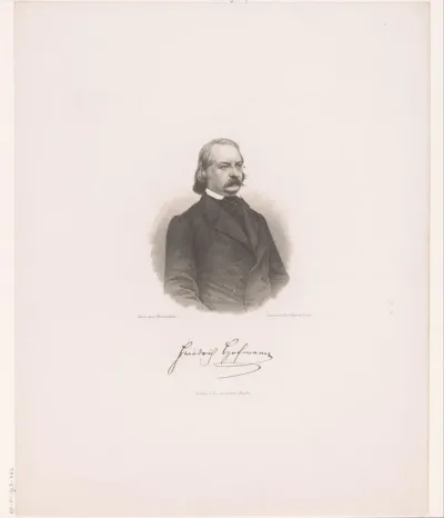 Portret van Friedrich Hofmann
