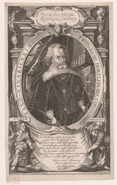 Portret van Friedrich Hortleder