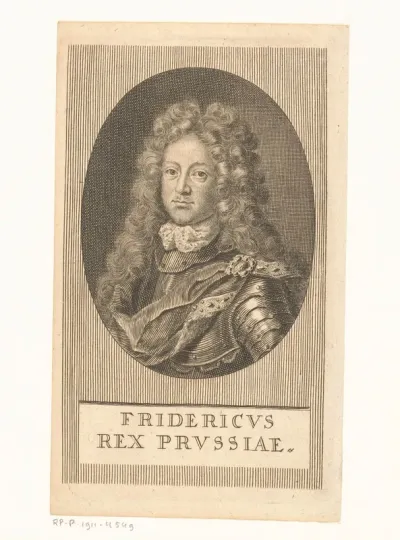Portret van Friedrich I, koning van Pruisen