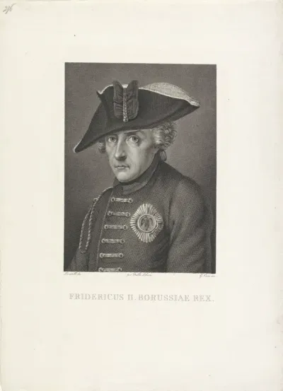 Portret van Friedrich II van Pruissen