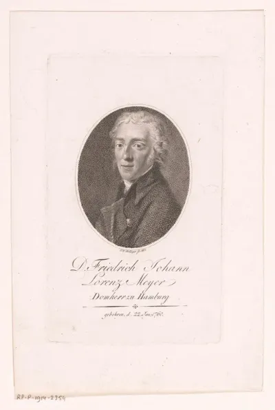 Portret van Friedrich Johann Lorenz Meyer