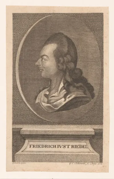 Portret van Friedrich Justus Riedel
