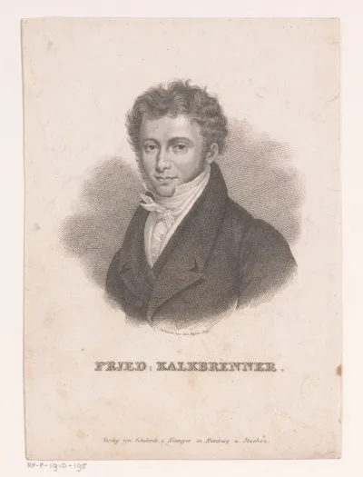 Portret van Friedrich Kalkbrenner
