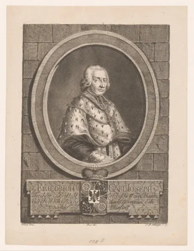Portret van Friedrich Karl Joseph, Reichsfreiherr von Erthal