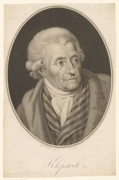 Portret van Friedrich Klopstock