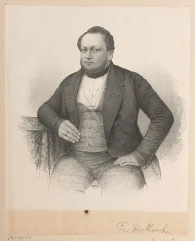 Portret van Friedrich Knoblauch