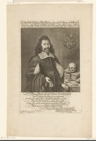 Portret van Friedrich Kühne