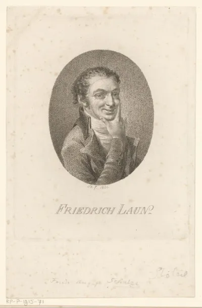 Portret van Friedrich Laun