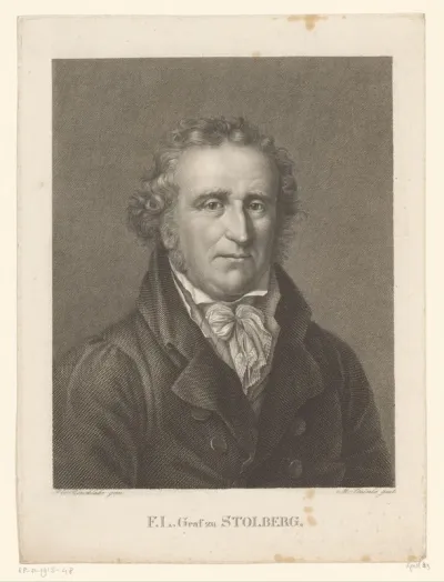 Portret van Friedrich Leopold, Graf zu Stolberg