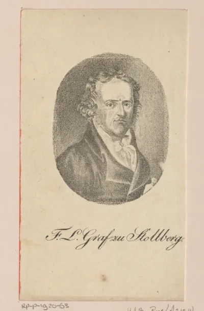 Portret van Friedrich Leopold van Stolberg