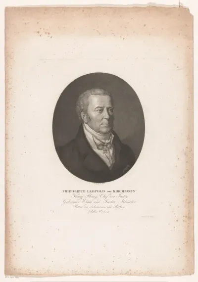 Portret van Friedrich Leopold von Kircheisen