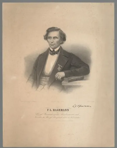 Portret van Friedrich Ludwig Haarmann