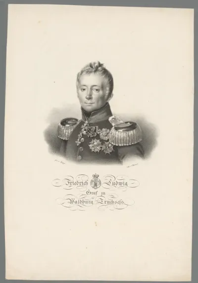 Portret van Friedrich Ludwig III Truchsess zu Waldburg