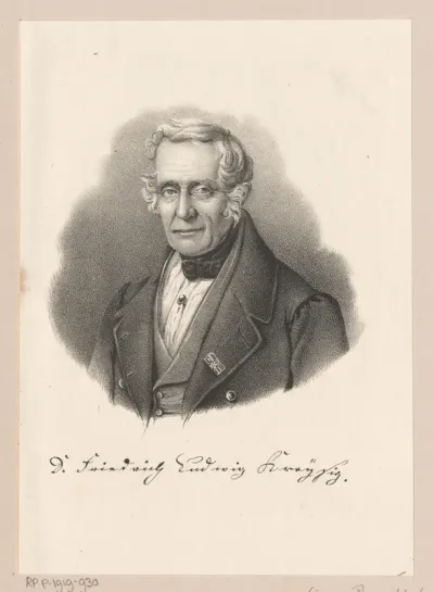 Portret van Friedrich Ludwig Kreysig