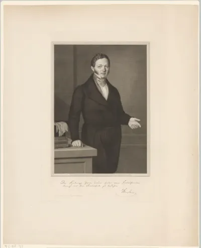 Portret van Friedrich Ludwig Meissner