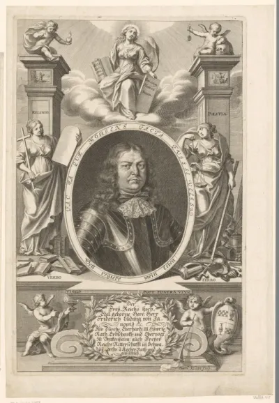 Portret van Friedrich Ludwig von Janowitz