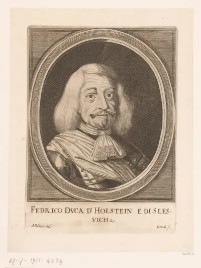 Portret van Friedrich Ludwig von Schleswig-Holstein-Beck