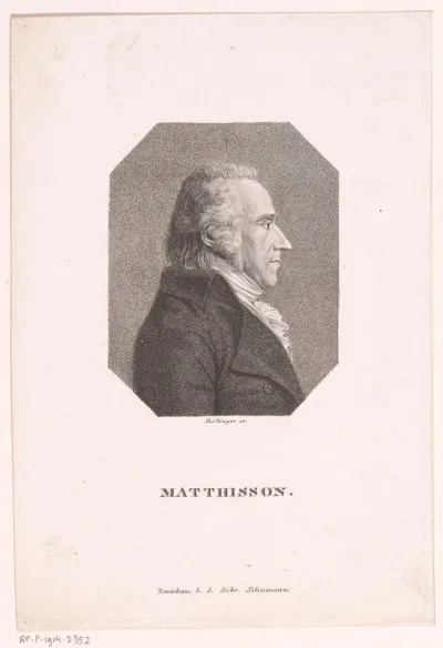Portret van Friedrich Matthisson
