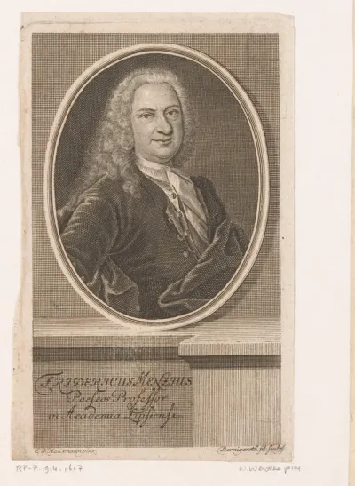 Portret van Friedrich Menz