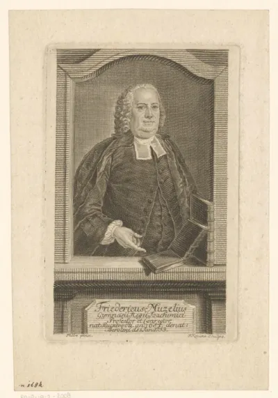 Portret van Friedrich Muzel