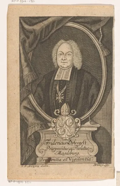 Portret van Friedrich Opfergelt
