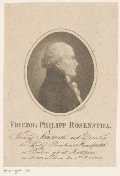 Portret van Friedrich Philipp Rosenstiel