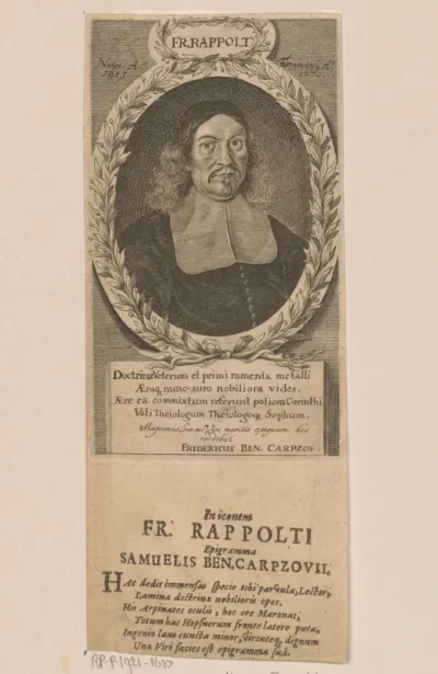Portret van Friedrich Rappolt