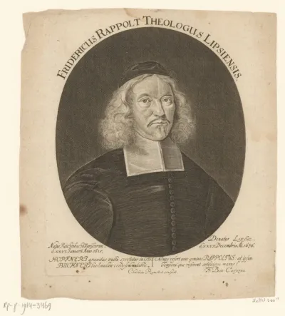 Portret van Friedrich Rappolt