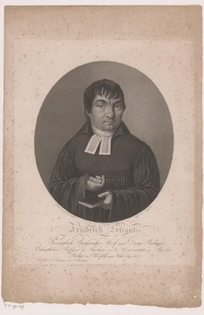 Portret van Friedrich Strauss