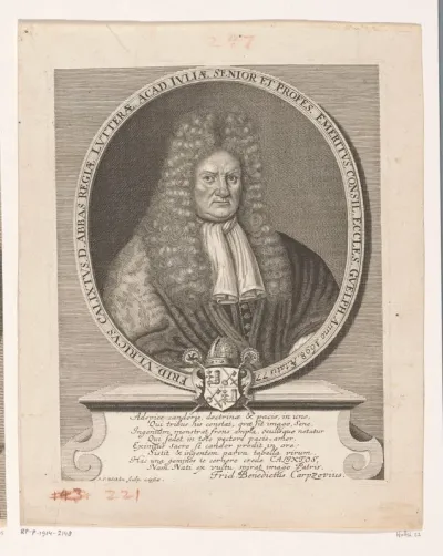 Portret van Friedrich Ulrich Calixt