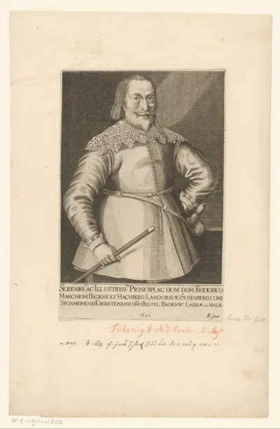Portret van Friedrich V von Baden-Durlach