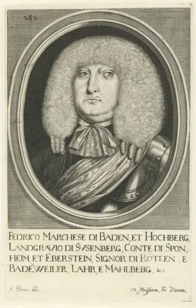 Portret van Friedrich VI von Baden-Durlach