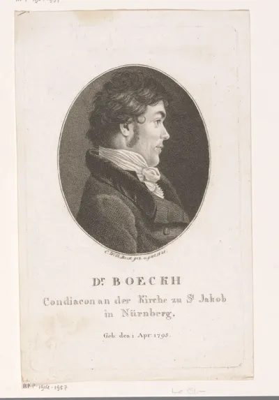 Portret van Friedrich von Boeckh